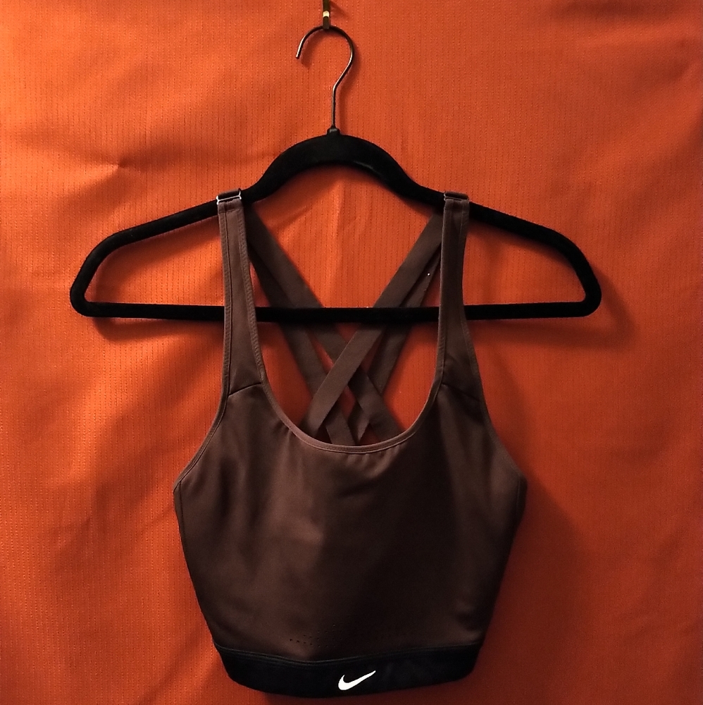 Grape Nike XL High Support Sports Bra